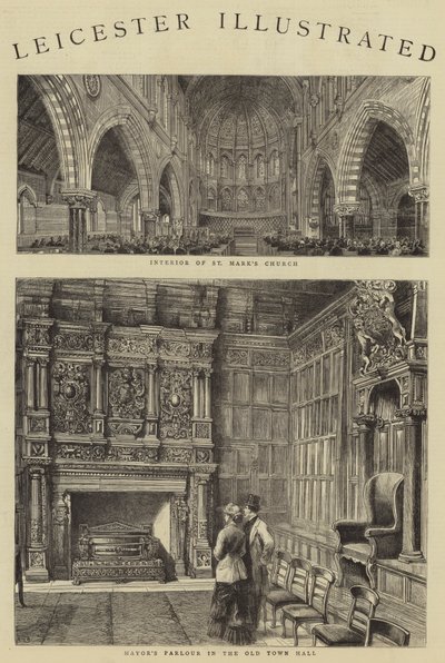 Leicester Illustrated by Henry William Brewer